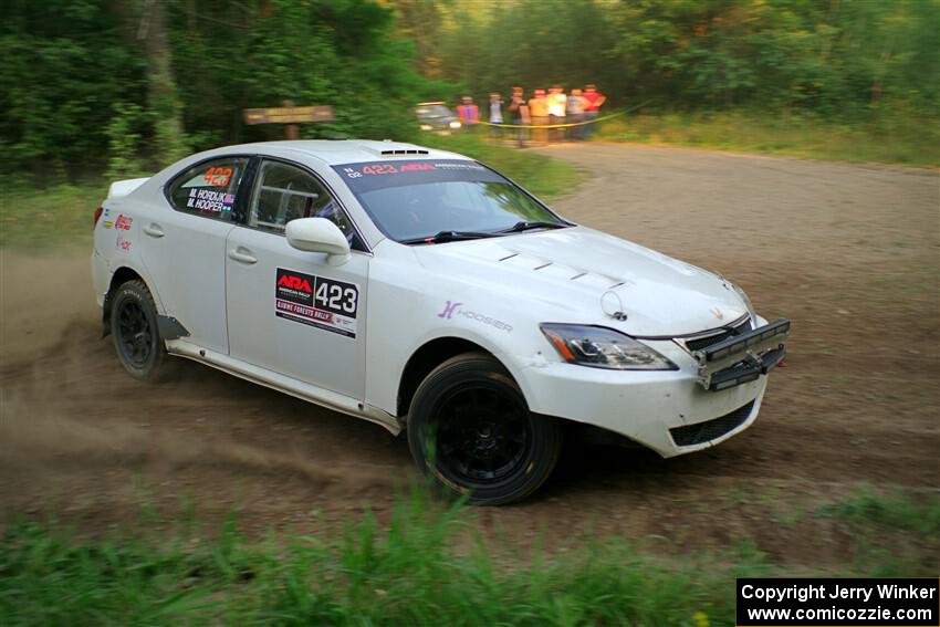 Michael Hooper / Michael Hordijk Lexus IS350 on SS6, Thorpe Tower II.