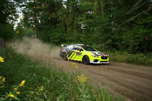 Tim Rooney / Claudia Barbera-Pullen Subaru WRX STi on SS6, Thorpe Tower II.