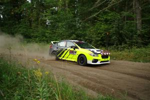 Tim Rooney / Claudia Barbera-Pullen Subaru WRX STi on SS6, Thorpe Tower II.