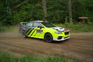 Tim Rooney / Claudia Barbera-Pullen Subaru WRX STi on SS6, Thorpe Tower II.