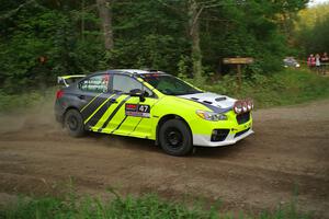 Tim Rooney / Claudia Barbera-Pullen Subaru WRX STi on SS6, Thorpe Tower II.