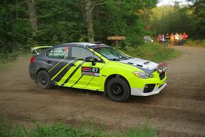 Tim Rooney / Claudia Barbera-Pullen Subaru WRX STi on SS6, Thorpe Tower II.