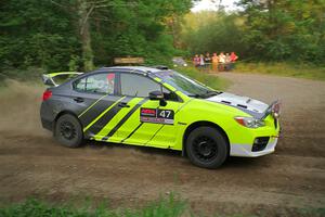 Tim Rooney / Claudia Barbera-Pullen Subaru WRX STi on SS6, Thorpe Tower II.