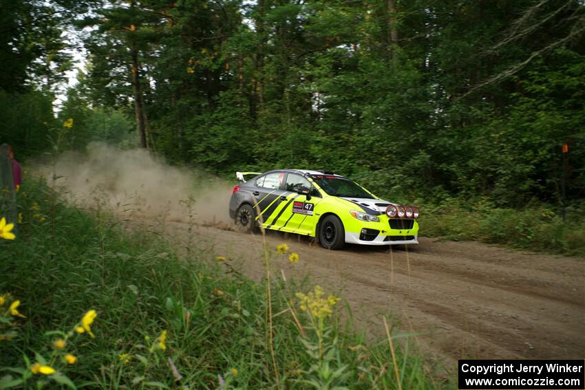 Tim Rooney / Claudia Barbera-Pullen Subaru WRX STi on SS6, Thorpe Tower II.