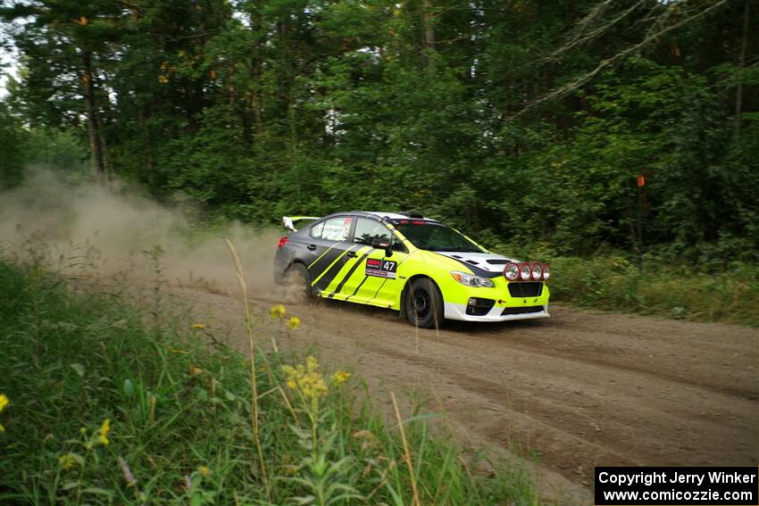 Tim Rooney / Claudia Barbera-Pullen Subaru WRX STi on SS6, Thorpe Tower II.