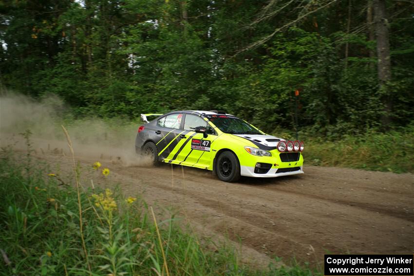 Tim Rooney / Claudia Barbera-Pullen Subaru WRX STi on SS6, Thorpe Tower II.