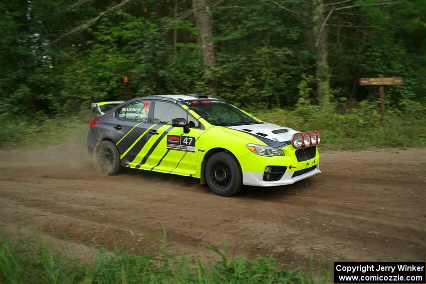 Tim Rooney / Claudia Barbera-Pullen Subaru WRX STi on SS6, Thorpe Tower II.