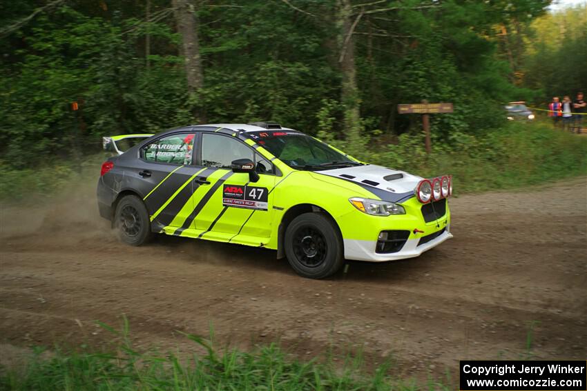 Tim Rooney / Claudia Barbera-Pullen Subaru WRX STi on SS6, Thorpe Tower II.