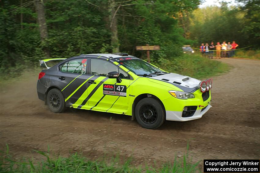 Tim Rooney / Claudia Barbera-Pullen Subaru WRX STi on SS6, Thorpe Tower II.