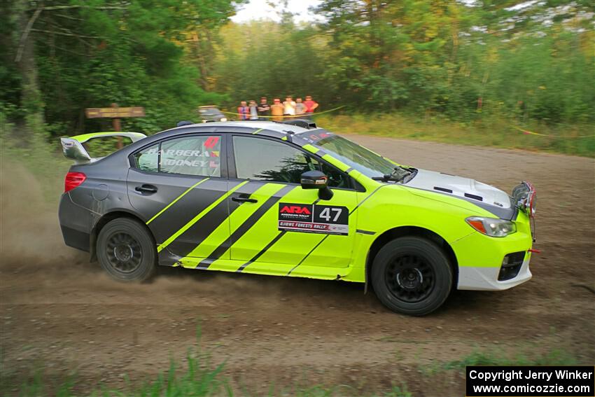 Tim Rooney / Claudia Barbera-Pullen Subaru WRX STi on SS6, Thorpe Tower II.