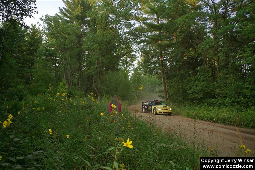 Matt Nykanen / Lars Anderson BMW 328i on SS6, Thorpe Tower II.