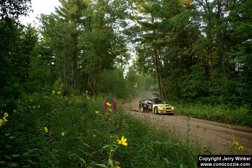 Matt Nykanen / Lars Anderson BMW 328i on SS6, Thorpe Tower II.