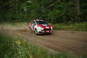 Roberto Yglesias / Sara Nonack Ford Fiesta ST on SS6, Thorpe Tower II.