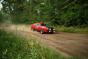 Mike Hurst / Randall Short Ford Capri on SS6, Thorpe Tower II.