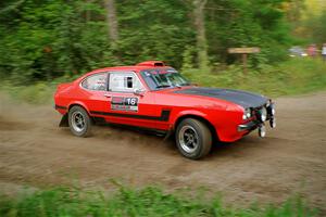 Mike Hurst / Randall Short Ford Capri on SS6, Thorpe Tower II.