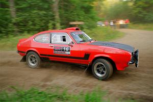 Mike Hurst / Randall Short Ford Capri on SS6, Thorpe Tower II.