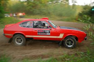 Mike Hurst / Randall Short Ford Capri on SS6, Thorpe Tower II.