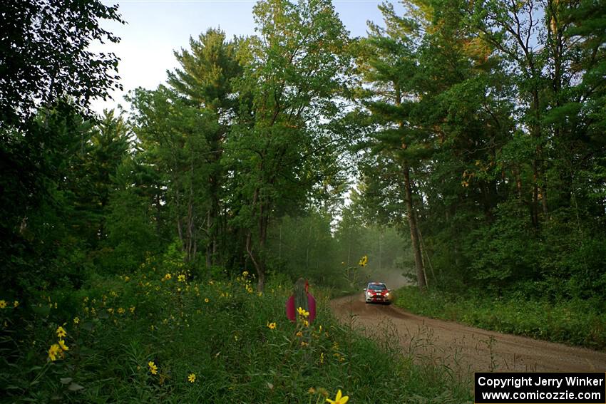 Roberto Yglesias / Sara Nonack Ford Fiesta ST on SS6, Thorpe Tower II.