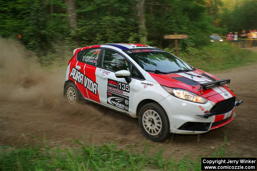 Roberto Yglesias / Sara Nonack Ford Fiesta ST on SS6, Thorpe Tower II.