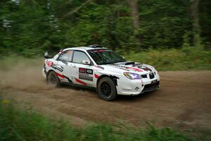 Scott Crouch / Ryan Scott Subaru WRX on SS6, Thorpe Tower II.