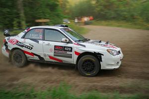 Scott Crouch / Ryan Scott Subaru WRX on SS6, Thorpe Tower II.