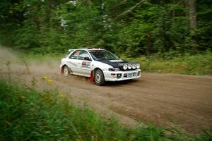 Aidan Hicks / John Hicks Subaru Impreza Wagon on SS6, Thorpe Tower II.