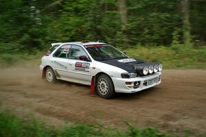 Aidan Hicks / John Hicks Subaru Impreza Wagon on SS6, Thorpe Tower II.