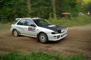 Aidan Hicks / John Hicks Subaru Impreza Wagon on SS6, Thorpe Tower II.