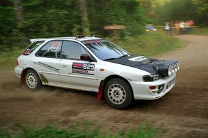 Aidan Hicks / John Hicks Subaru Impreza Wagon on SS6, Thorpe Tower II.