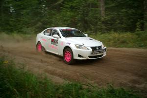 Richo Healey / Michelle Miller Lexus IS250 on SS6, Thorpe Tower II.