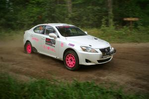 Richo Healey / Michelle Miller Lexus IS250 on SS6, Thorpe Tower II.