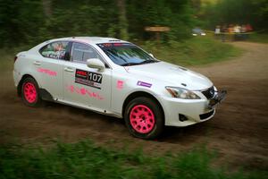 Richo Healey / Michelle Miller Lexus IS250 on SS6, Thorpe Tower II.