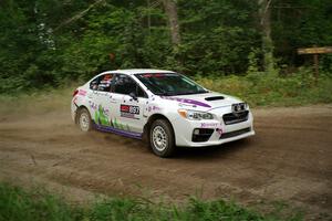 Jamey Randall / Andrew Rausch Subaru WRX on SS6, Thorpe Tower II.