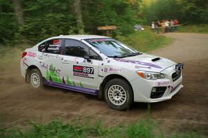 Jamey Randall / Andrew Rausch Subaru WRX on SS6, Thorpe Tower II.