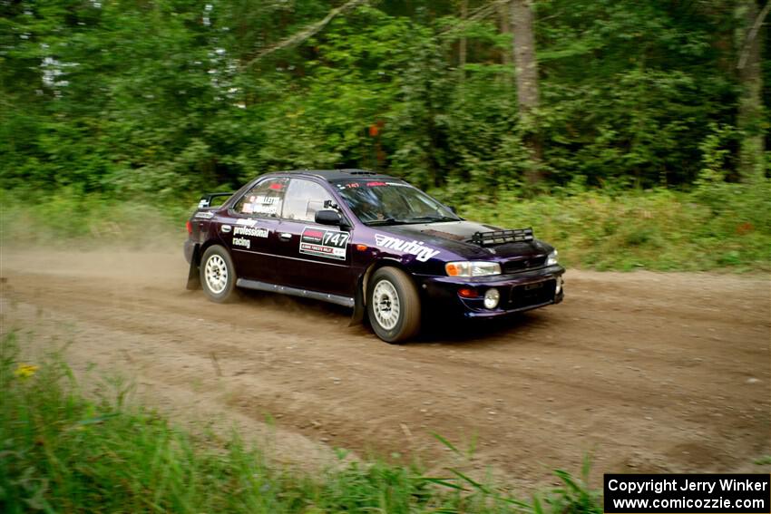 Andy Didorosi / Jamie Willetts Subaru Impreza on SS6, Thorpe Tower II.