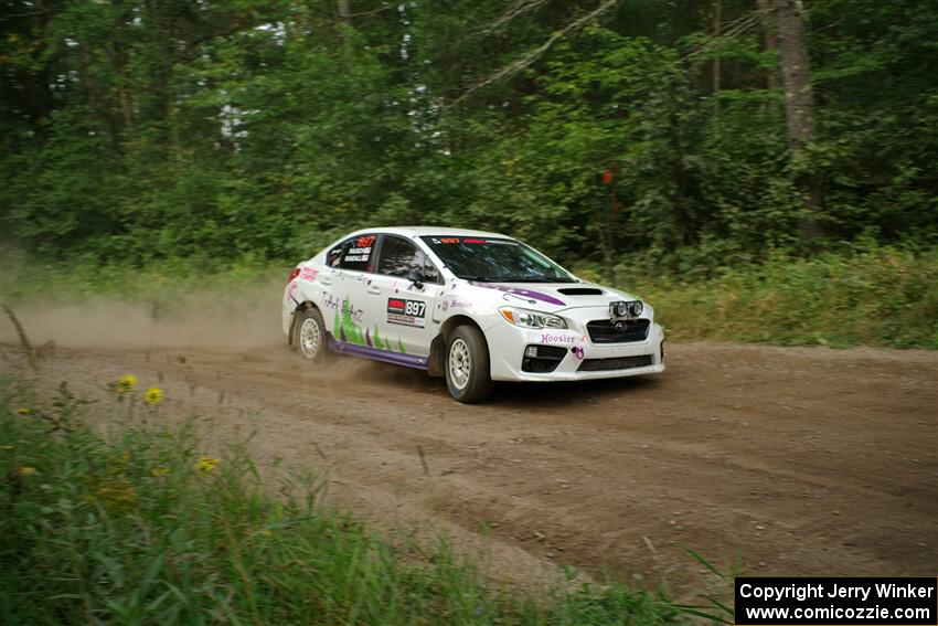 Jamey Randall / Andrew Rausch Subaru WRX on SS6, Thorpe Tower II.