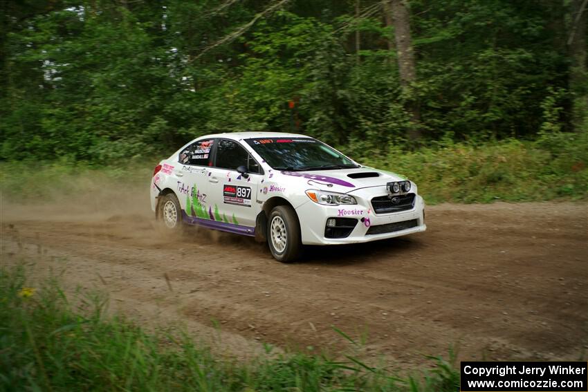 Jamey Randall / Andrew Rausch Subaru WRX on SS6, Thorpe Tower II.