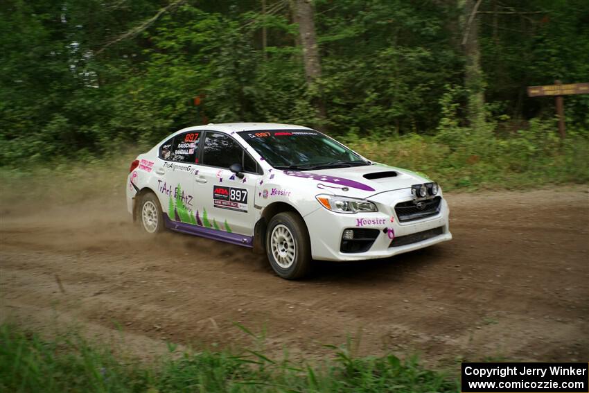 Jamey Randall / Andrew Rausch Subaru WRX on SS6, Thorpe Tower II.