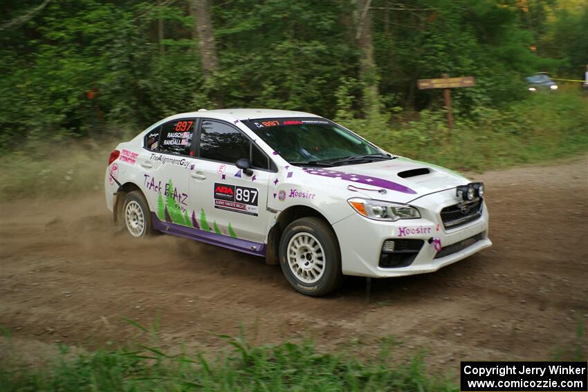 Jamey Randall / Andrew Rausch Subaru WRX on SS6, Thorpe Tower II.