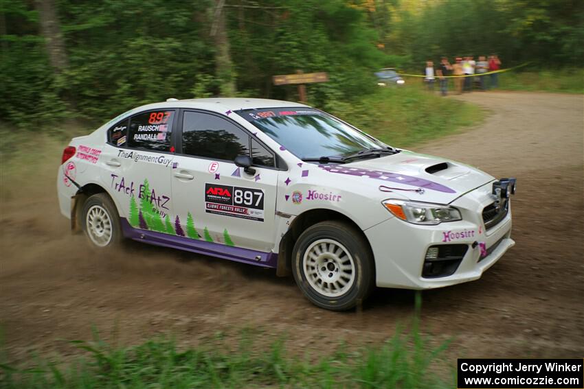 Jamey Randall / Andrew Rausch Subaru WRX on SS6, Thorpe Tower II.