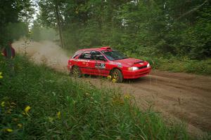 Krishna Gandhi / Jake Baxter Subaru Impreza Wagon on SS6, Thorpe Tower II.