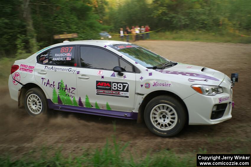 Jamey Randall / Andrew Rausch Subaru WRX on SS6, Thorpe Tower II.