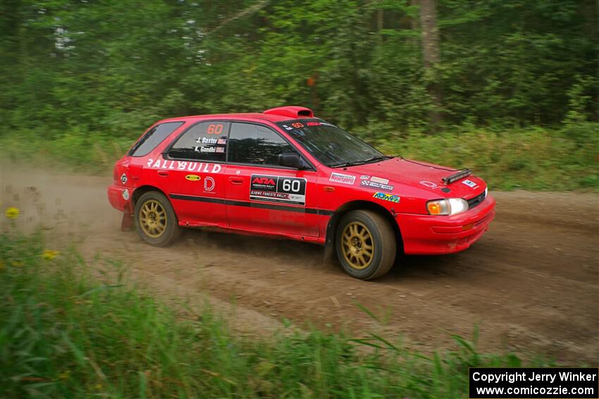 Krishna Gandhi / Jake Baxter Subaru Impreza Wagon on SS6, Thorpe Tower II.