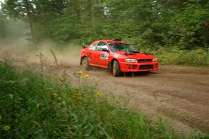 Travis Mattonen / Anikka Nykanen Subaru Impreza on SS6, Thorpe Tower II.