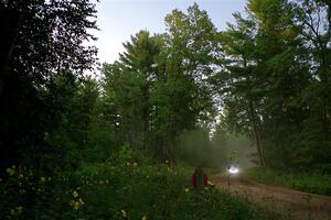 Josh Nykanen / Charlotte Himes VW GTI on SS6, Thorpe Tower II.