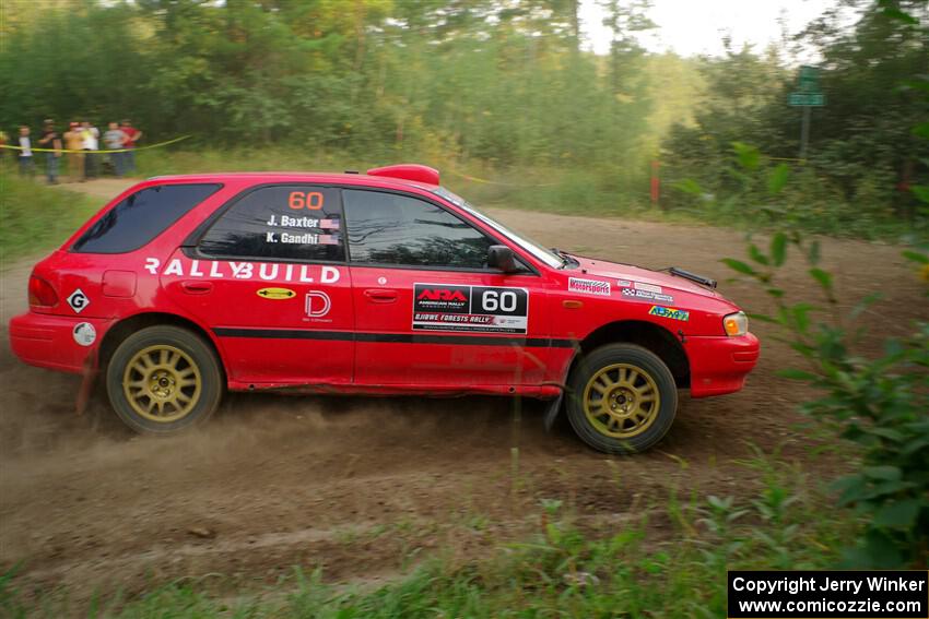 Krishna Gandhi / Jake Baxter Subaru Impreza Wagon on SS6, Thorpe Tower II.