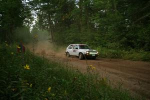 Josh Nykanen / Charlotte Himes VW GTI on SS6, Thorpe Tower II.