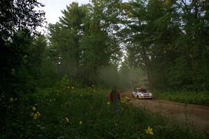 Richard Donovan / Greg Donovan Subaru Impreza on SS6, Thorpe Tower II.