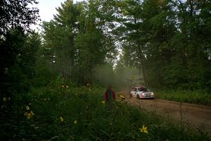 Richard Donovan / Greg Donovan Subaru Impreza on SS6, Thorpe Tower II.