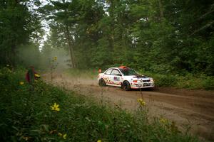 Richard Donovan / Greg Donovan Subaru Impreza on SS6, Thorpe Tower II.